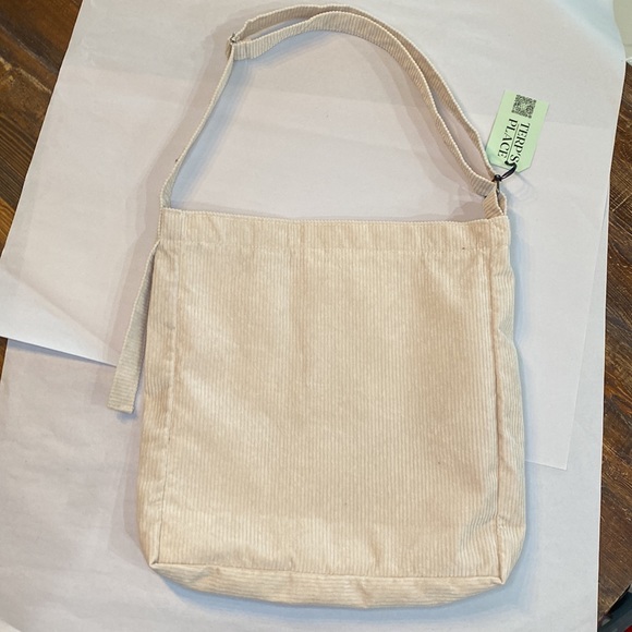 Corduroy Shoulder Bag Handbag Purse Shopping Reusable Large Shopper Tote - Picture 4 of 14